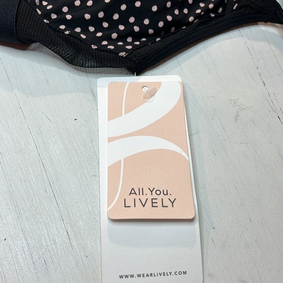 All You Lively Busty Bralette Padded, Painted Polka, Size Large, NWT - Picture 4 of 6